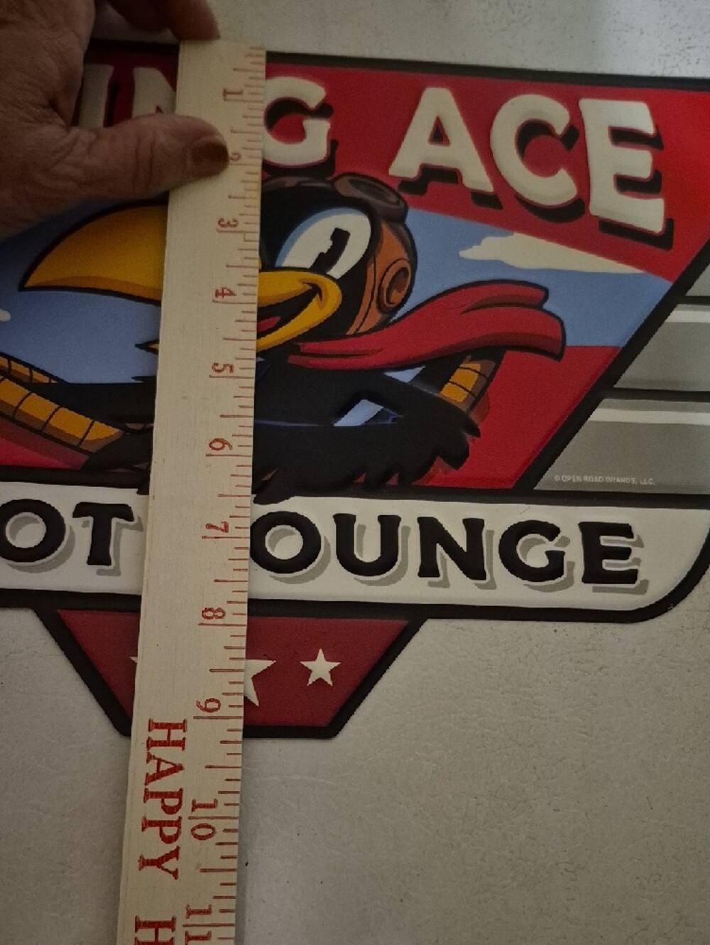Open Road Brands Vintage Aviation Metal Signs - Yellow, Red, Black, Blue 4 signs - Picture 3 of 9